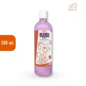 FLUSS SHAMPOO ACEITE DE ROSA MOSQUETA Y AGUACATE PERROS